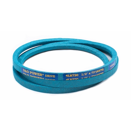 D&D 4LK720 72" Outside Length, 1/2" Top Width, 1 Ribs 4LK720
